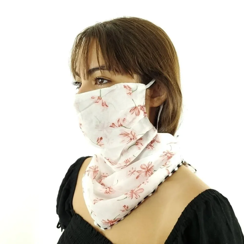 Convertible Bandana Face Mask Scarf Scarves Floral, Bundle of 36 Masks